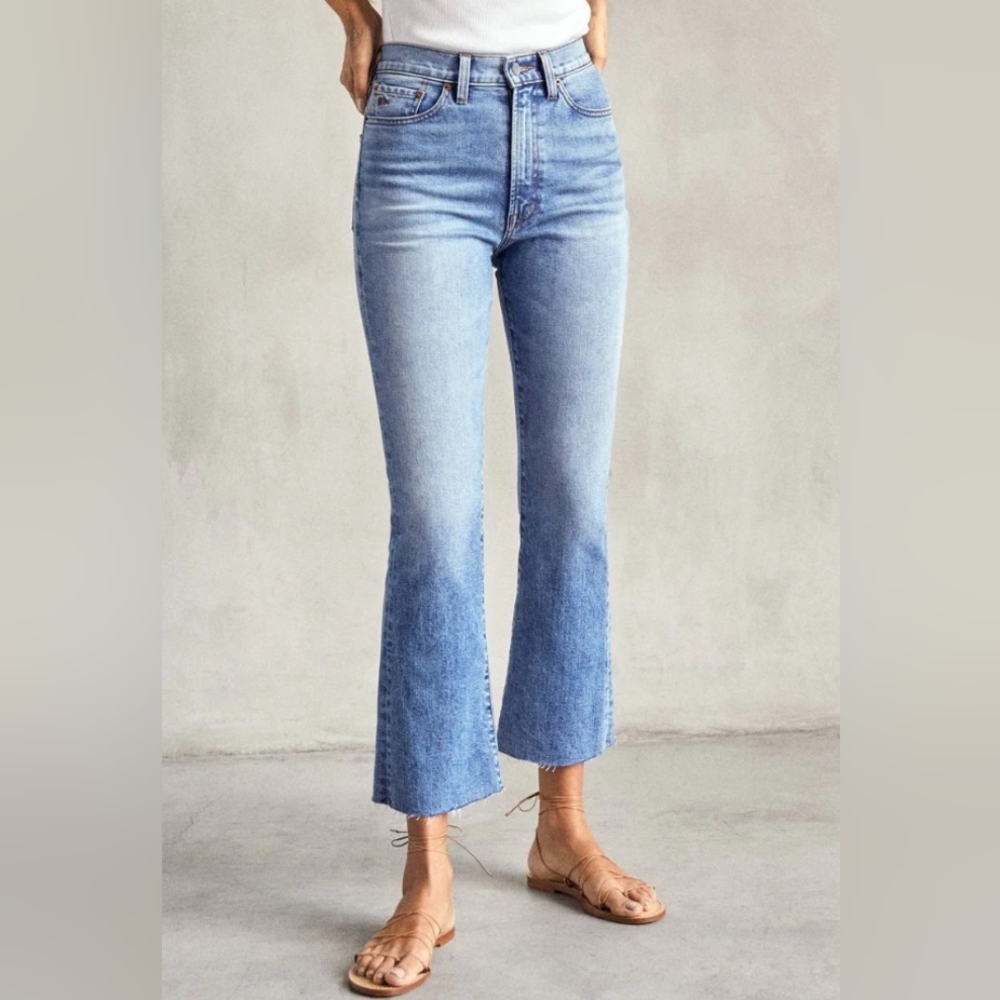 Outerknown Costa Crop Worn Indigo Size 30 - Picture 4 of 14